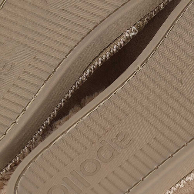 Apollo Dames instap pantoffels teddy wit 000123818011-White large