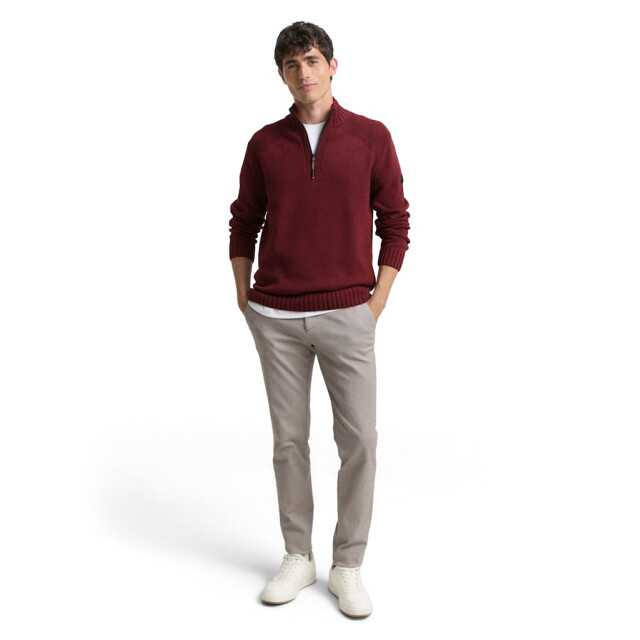 Tom Tailor Structure knit bordeaux 5219.47.0001 large