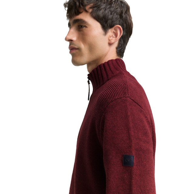Tom Tailor Structure knit bordeaux 5219.47.0001 large
