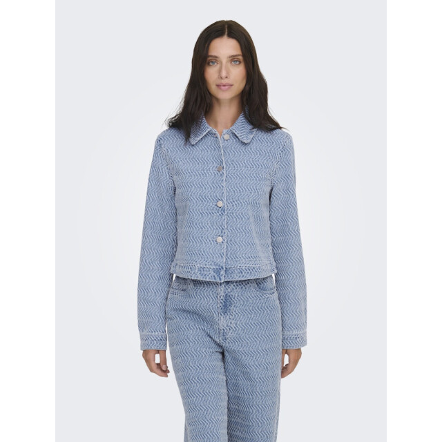 Jacqueline de Yong Jdynico ls structure schaket dnm blue denim 4270.35.0015 large