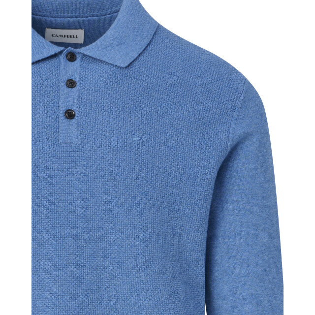 Campbell Polo true navy melange 099135-003-M large