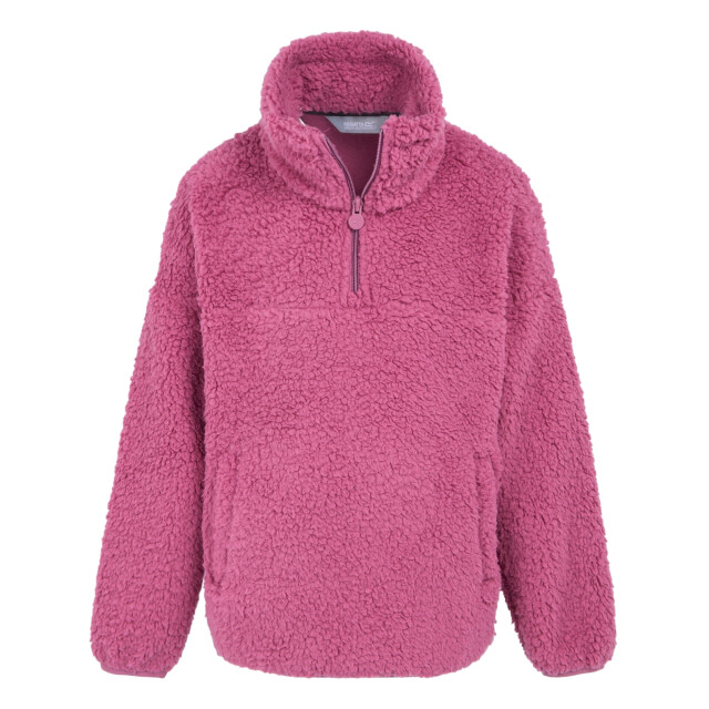Regatta Kinder/kids kaliza half rits fleece top UTRG11046_violet large
