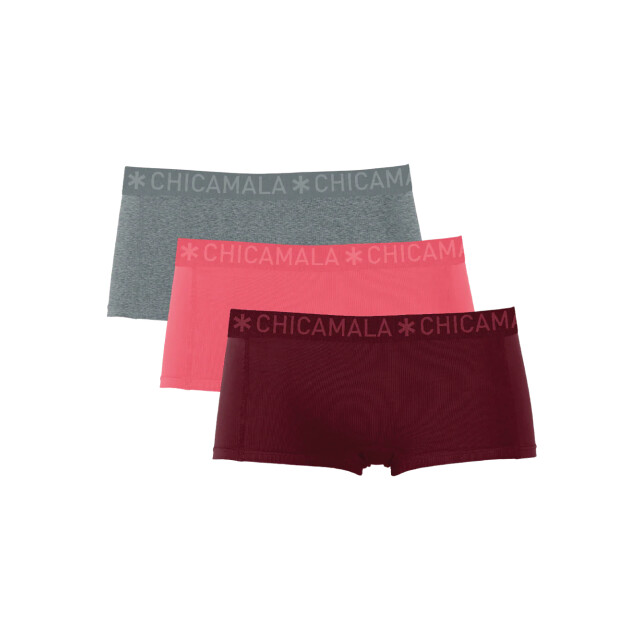 Muchachomalo Dames 3-pack boxershorts U-SOLID1215-137 large