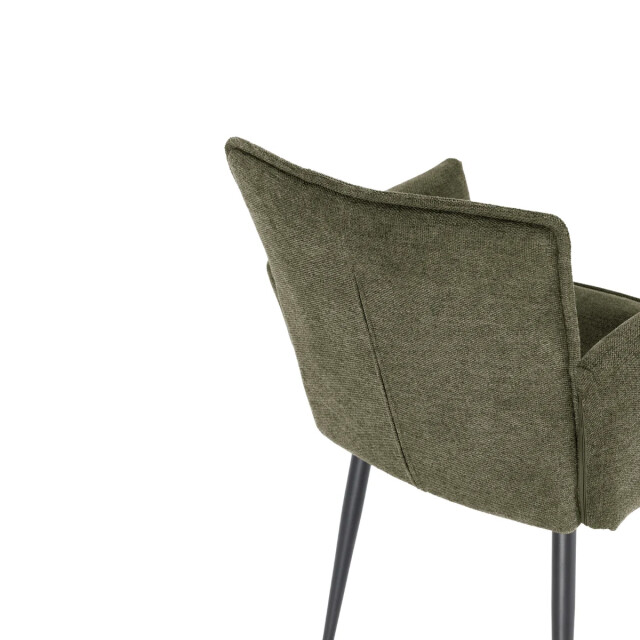 CaliCosy Set of 2 fabric armchairs with metal legs h85 cm elina 3437228 large