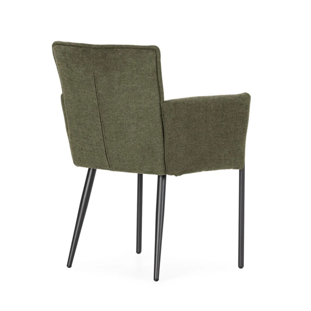 CaliCosy Set of 2 fabric armchairs with metal legs h85 cm elina 3437228 large