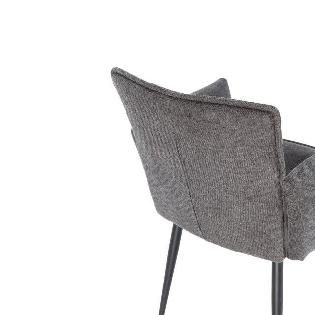 CaliCosy Set of 2 fabric armchairs with metal legs h85 cm elina 3437230 large