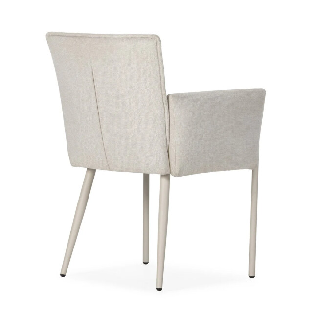 CaliCosy Set of 2 fabric armchairs with metal legs h85 cm elina 3437229 large