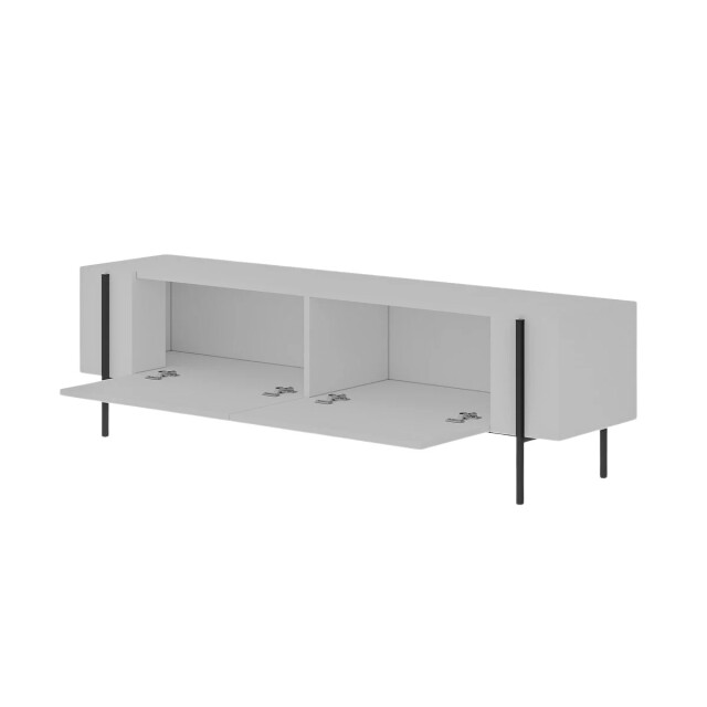 CaliCosy Tv-meubel met 2 opklapbare deuren en metalen poten l185 cm hermione 3437232 large