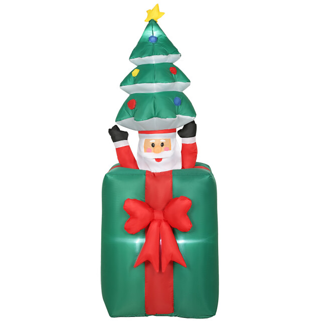 4goodz Opblaasbare kerstdecoratie met led-lampjes voor binnen en buiten 3426562 large