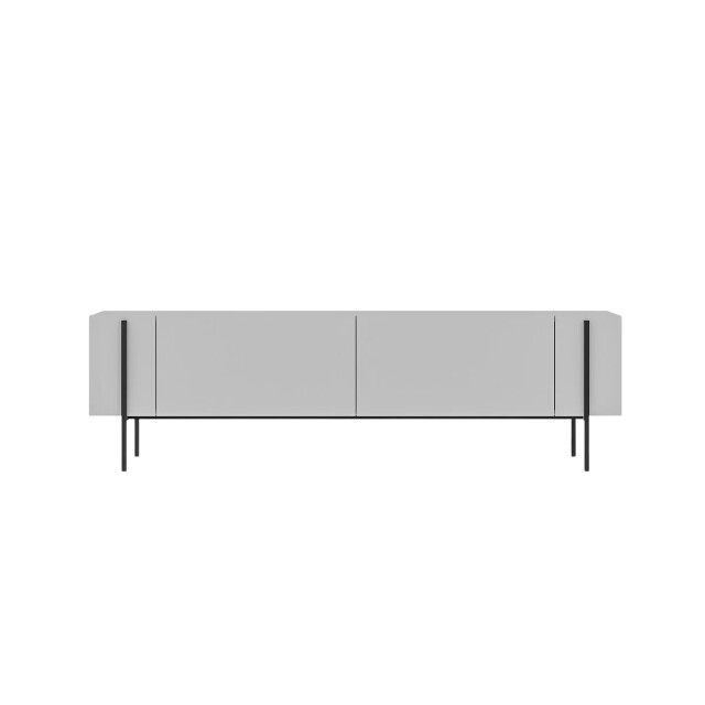 CaliCosy Tv-meubel met 2 opklapbare deuren en metalen poten l185 cm hermione 3437232 large