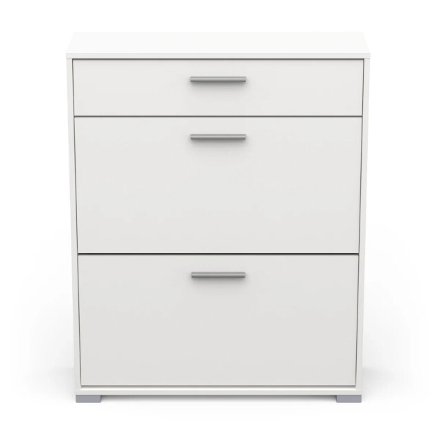 CaliCosy Rangement chaussures 2 abattants et 1 tiroir l80,8 cm izzy 3437197 large