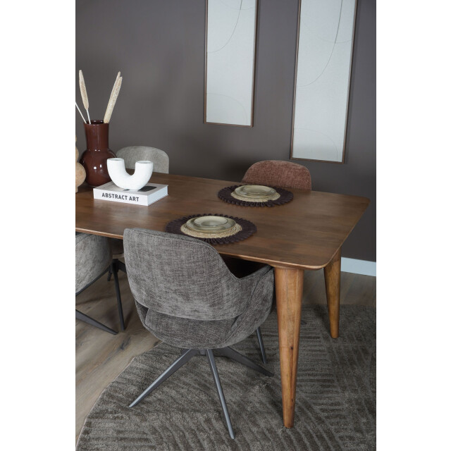 Home67 Eettafel fred 220 x 100 cm mangohout 3419084 large