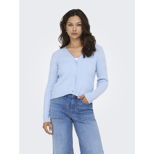 Only Onlkatia ls cable v-neck cardi knt 15310902 large