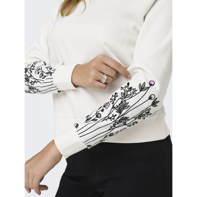 Jacqueline de Yong Jdyparis l/s sleeve emb sweat jrs 15355417 large