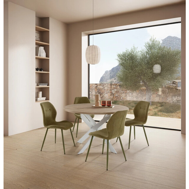 CaliCosy Fabric chair set of 4 h86 cm ashley 3437226 large