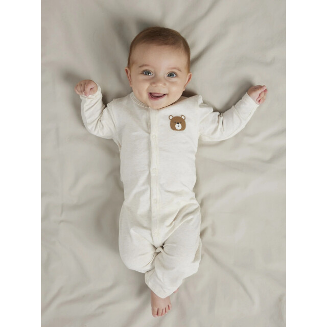 Name It Kinder bodysuit unisex nbnnight 3-pack beige/roze/groen vosprint 13254860-Vintage Khaki large