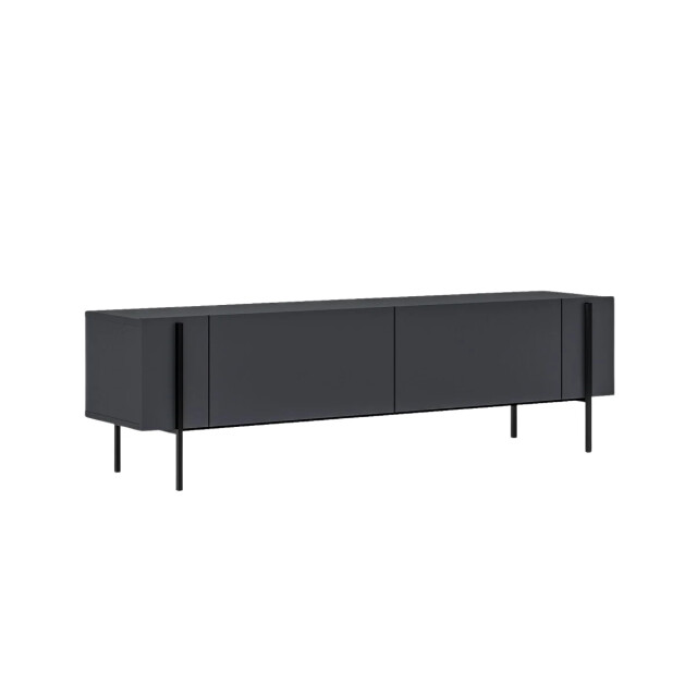 CaliCosy Tv-meubel met 2 opklapbare deuren en metalen poten l185 cm hermione 3437231 large