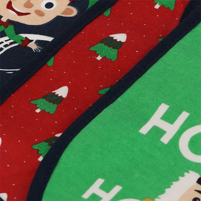 Apollo Baby kerstsokken + slabbetje set kerst print 000162990003 large