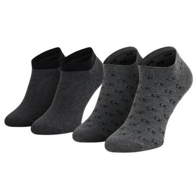Calvin Klein Enkelsokken met geborduurd logo voor heren (set van 2) UTNA975_grey large