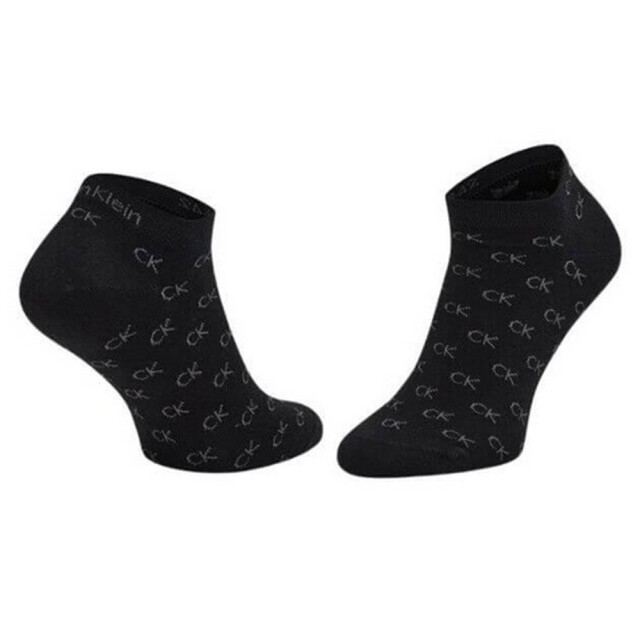 Calvin Klein Enkelsokken met geborduurd logo voor heren (set van 2) UTNA975_black large