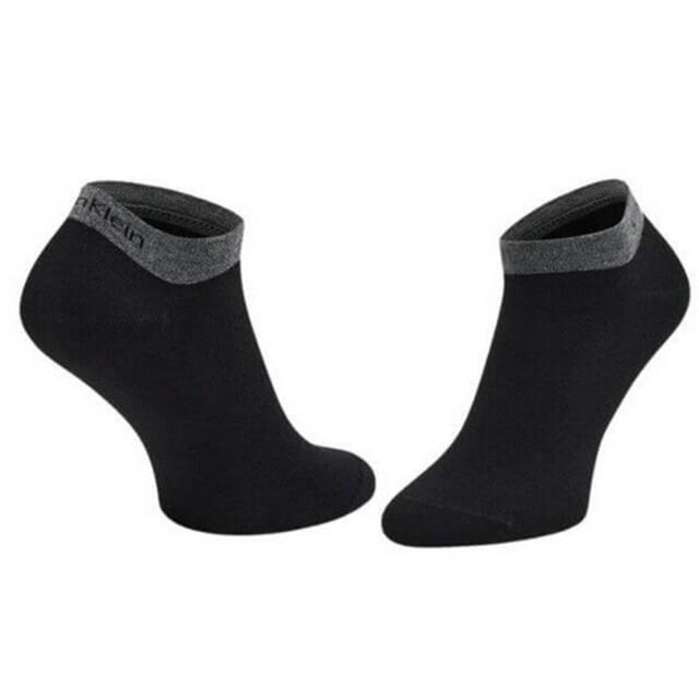 Calvin Klein Enkelsokken met geborduurd logo voor heren (set van 2) UTNA975_black large