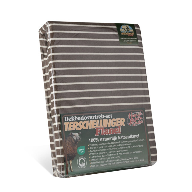 Terschellinger Wolweelde Luxueuze terschellinger flanellen winter dekbedovertrekset – warm zandbeige 3339050 large