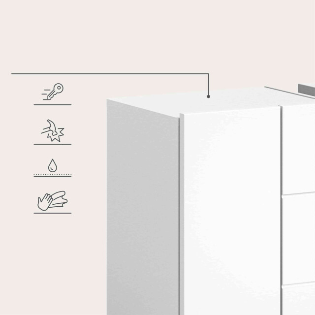 Furnilux Vira badkamer 3 delen hoogglans 3255966 large