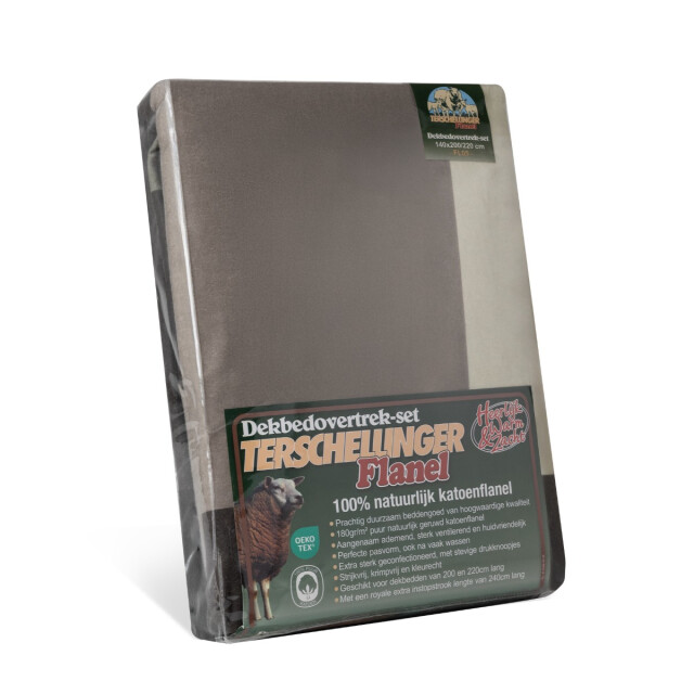 Terschellinger Wolweelde Luxueuze terschellinger flanellen winter dekbedovertrekset – modern blokpatroon 3339067 large