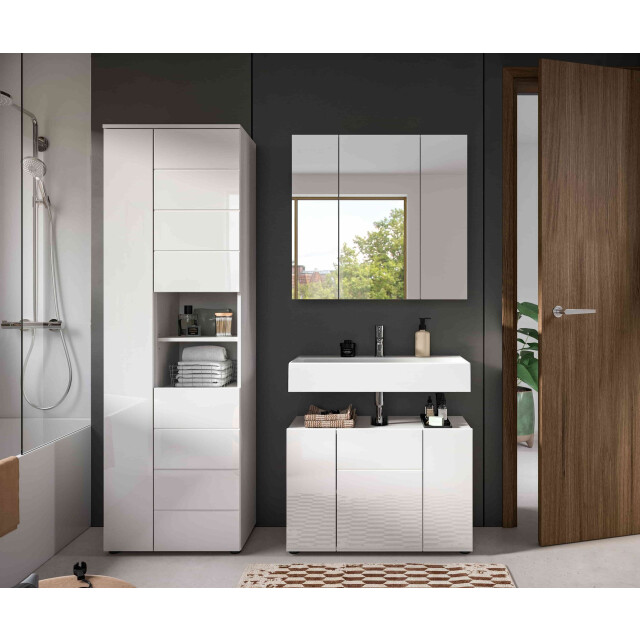 Furnilux Vira badkamer 3 delen hoogglans 3255966 large