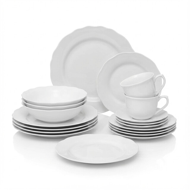 Secret de Gourmet Serviesset 6 persoons alma klassiek servies porselein 30-delig - 3047581 large