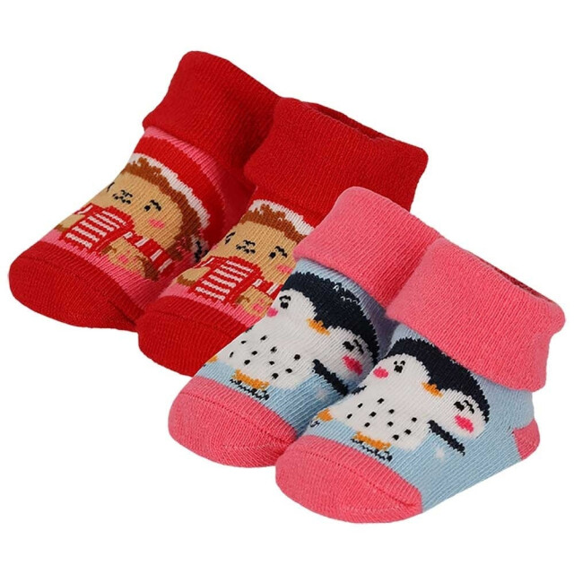 Apollo Baby kerstsokken + slabbetje set kerst print 000162990003 large