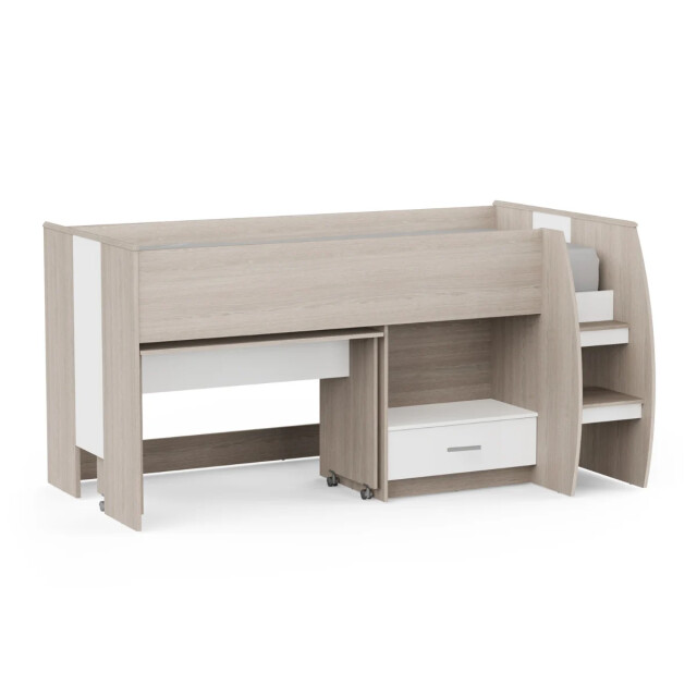 CaliCosy Combinatiebed met bureau 1 lade 90x200 cm lattenbodem inbegrepen l120,9 cm - 3084077 large