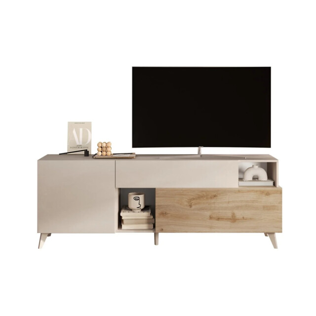 CaliCosy Tv-meubel met 2 deuren, 1 lade en 2 nissen l180 cm mala 3439393 large