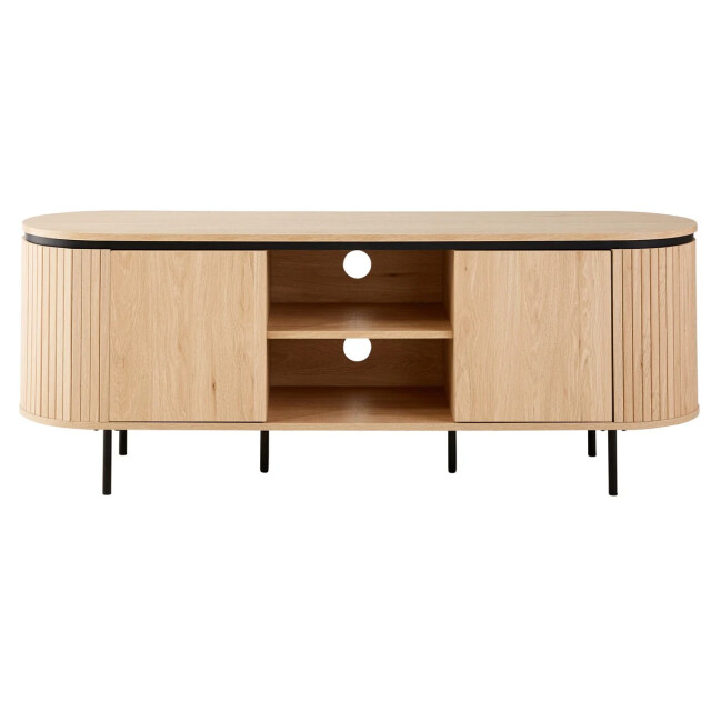 CaliCosy Tv-meubel met 2 deuren en zijkanten met groef l150 cm malaga 3205795 large