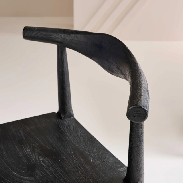 Signature Set van 2 zwarte massief acacia stoelen lucien 3439474 large