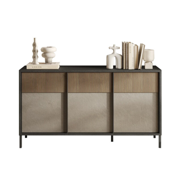 CaliCosy Klein buffetkastje met 3 deuren en 2 planken l156 cm everest 3439392 large