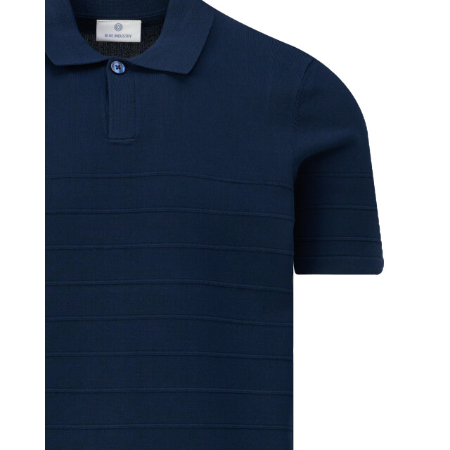 Blue Industry Polo donker 106273-001-L large