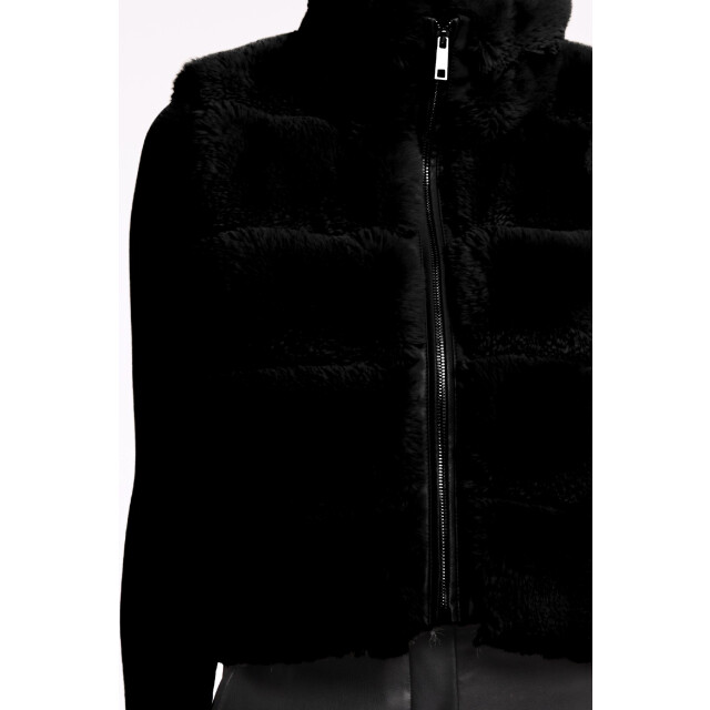 Rino & Pelle May.7002511 faux fur waistcoat with pu det 4061782051 large