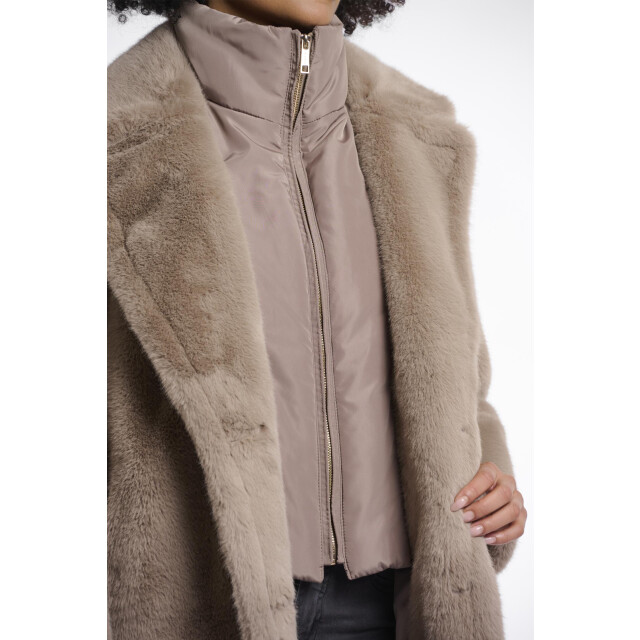 Rino & Pelle Geesje.7002512 single breasted faux fur coat 4061762061 large