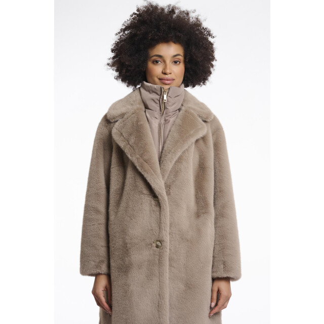 Rino & Pelle Geesje.7002512 single breasted faux fur coat 4061762061 large