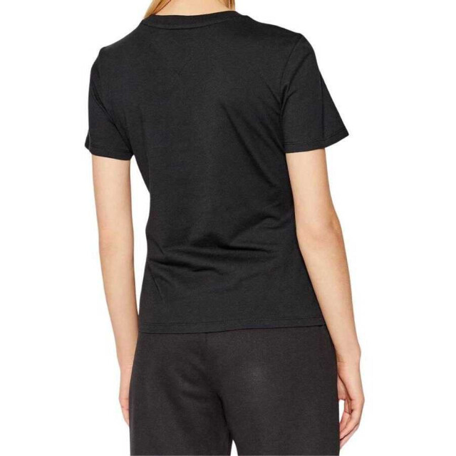 Tommy Hilfiger Dames logo crew neck regular t-shirt UTNA316_black large