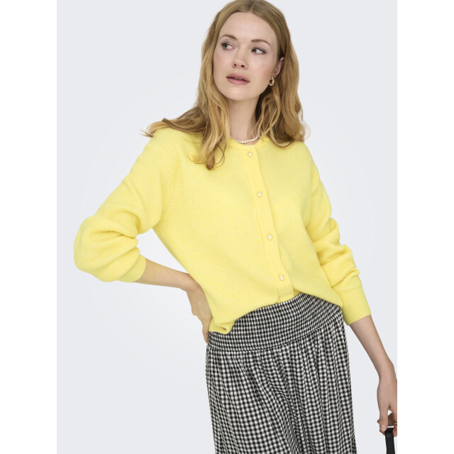 Jacqueline de Yong lumi life l/s button cardiga knt 15326819 golden haze 06741.440.0005 large