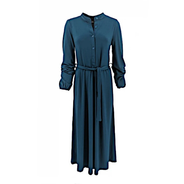 FOS Amsterdam Fos jurk lola uni pique petrol Lola uni pique - Petrol large
