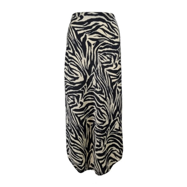 FOS Amsterdam Fos rok mea zebra satijn zwart Mea zebra satijn - Zwart large