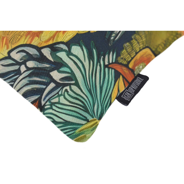 Gek op kussens! Green parrots | 45 x 45 cm | kussenhoes | katoen/linnen 3441431 large