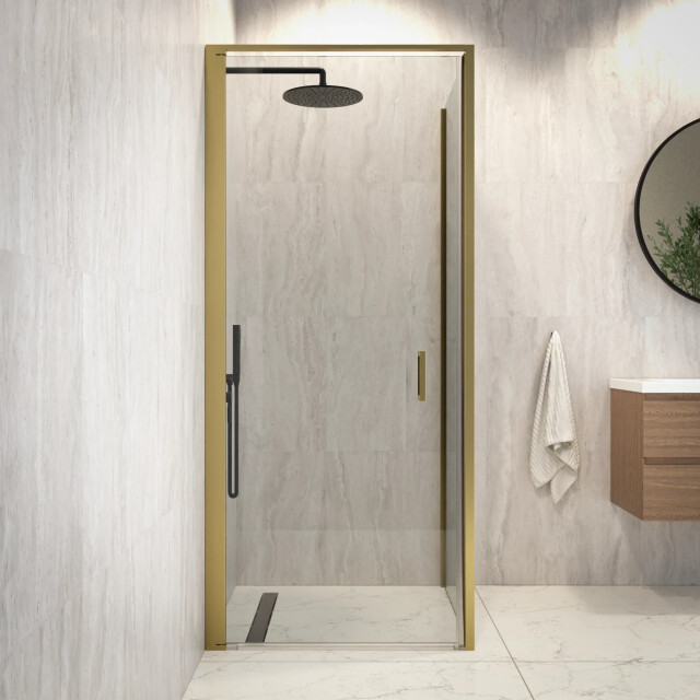 Mirlux Douchecabine vela 90 x 200 goud 3442725 large