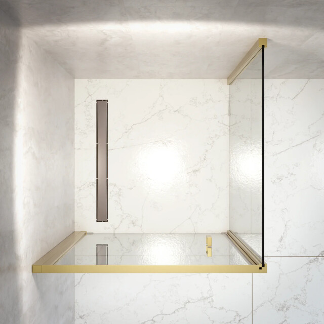 Mirlux Douchecabine vela 90 x 200 goud 3442725 large