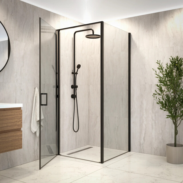 Mirlux Douchecabine vela 90 x 200 zwart 3442722 large