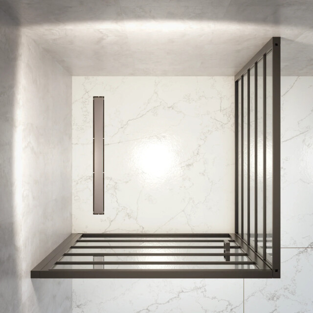 Mirlux Douchecabine oris 90 x 200 zwart 3442709 large