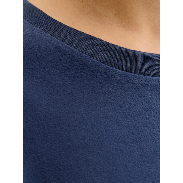 Jack & Jones Heren lounge pyjama set lang jacmixed polyester geruit blauw/rood 12273626-Port Royale large